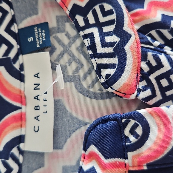 Cabana Life UPF 50+ Button Down Drawstring Cover Up Dress | Small | NWT - Picture 4 of 11